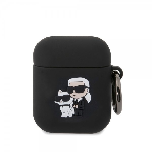 Karl Lagerfeld AirPods 1/2 Cover 3D Logo Sort