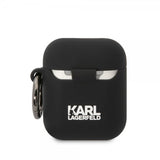 Karl Lagerfeld AirPods 1/2 Cover 3D Logo Sort