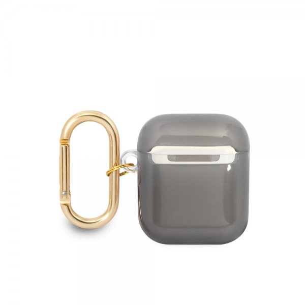Guess AirPods 1/2 Cover Printed Stripe & Gold Hook Sort