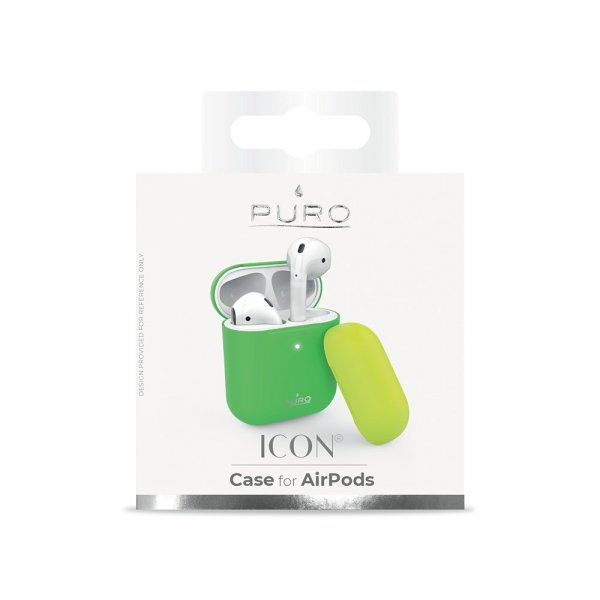 Puro AirPods 1/2 Cover Icon Grøn
