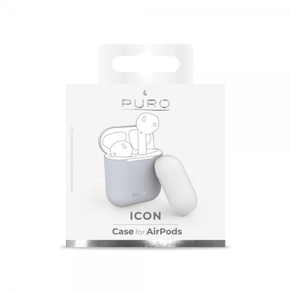 Puro AirPods 1/2 Cover Icon Lyseblå