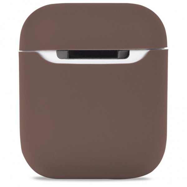 holdit AirPods (1/2) Silikoneetui Nygård Dark Brown