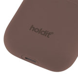 holdit AirPods (1/2) Silikoneetui Nygård Dark Brown