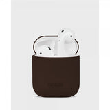holdit AirPods 1/2 Cover Silikone Chocolate