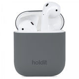 holdit AirPods 1/2 Cover Silikone Space Gray