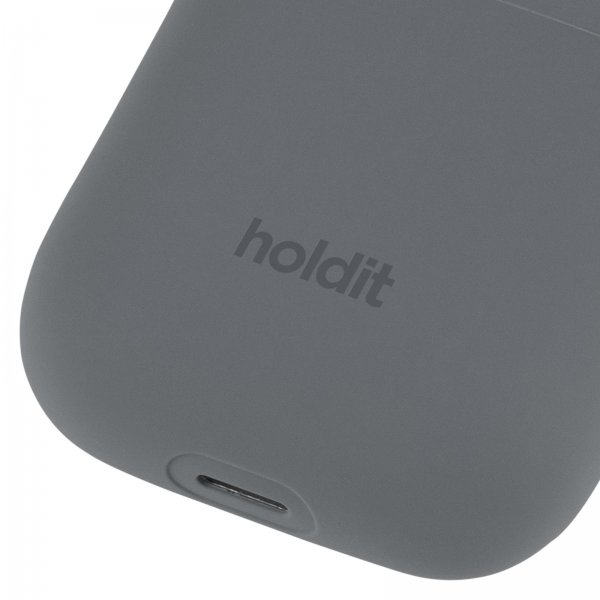 holdit AirPods 1/2 Cover Silikone Space Gray