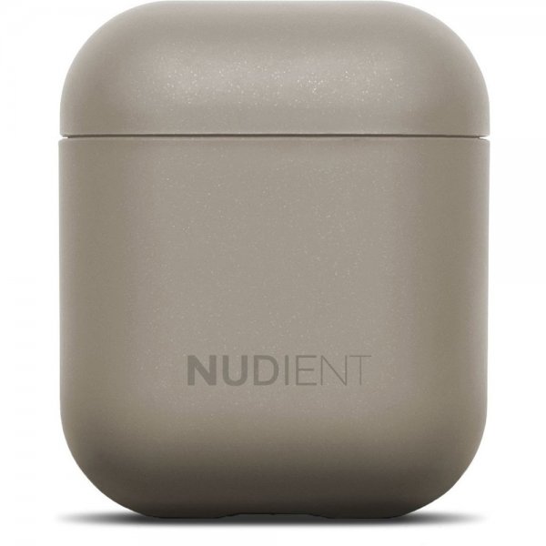Nudient AirPods 1/2 Skal Thin Case Clay Beige