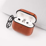 AirPods 3 Etui Lædertekstur Lysebrun