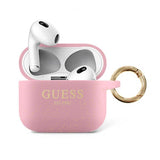 Guess AirPods 3 Etui Printed Logo Rosa