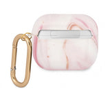 Guess AirPods 3 Etui Shiny Marble Rosa