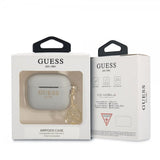 Guess AirPods 3 Etui Classic Logo 4G Charm Grå