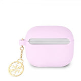 Guess AirPods 3 Etui Classic Logo 4G Charm Lilla