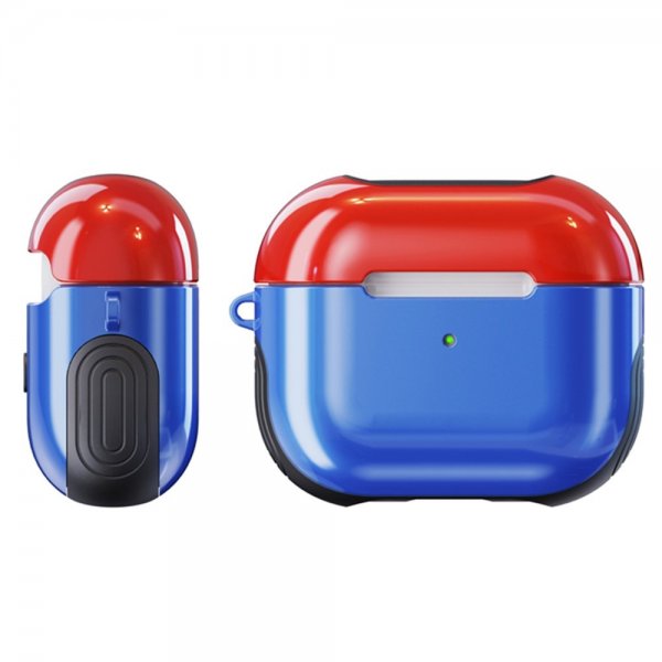 AirPods 3 Etui Gummibelagt Blå Rød