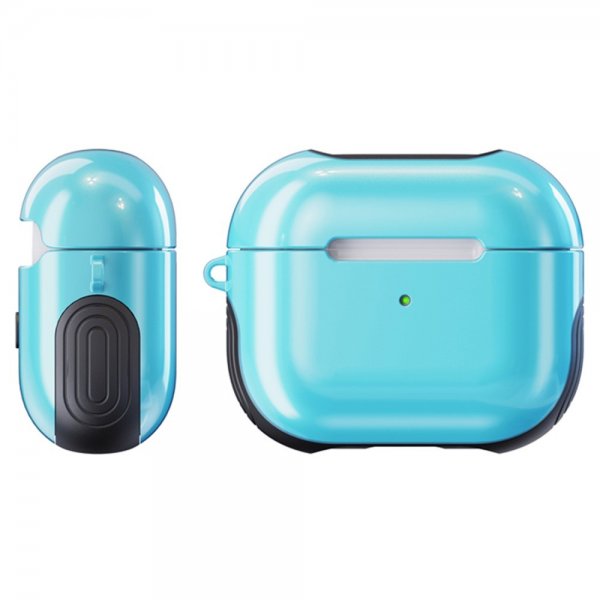 AirPods 3 Etui Gummibelagt Cyan