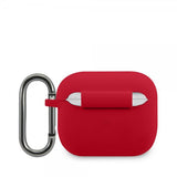 Lacoste AirPods 3 Cover Liquid Silikone Glossy Logo Rød
