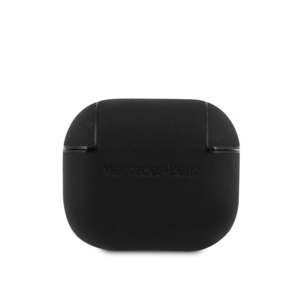Mercedes Benz AirPods 3 Cover Metal Logo Sort