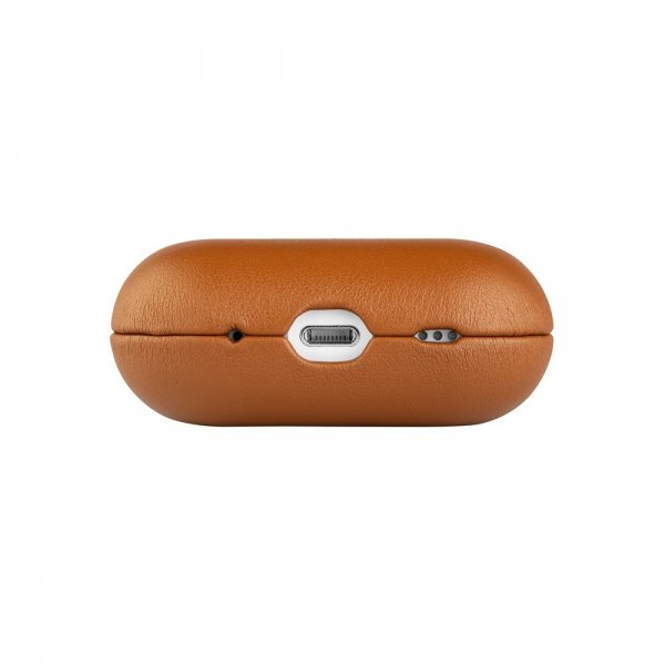 Repareret AirPods 3 Cover PodsLeather MagSafe Brun