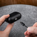 Faste AirPods 3 Cover PodsLeather MagSafe Sort