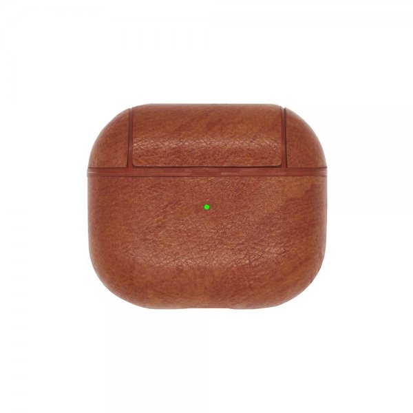 AirPods 3 Etui PU-læder Lysebrun