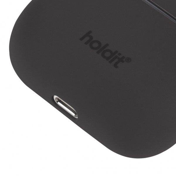 holdit AirPods 3 Cover Silikone Nygård Sort