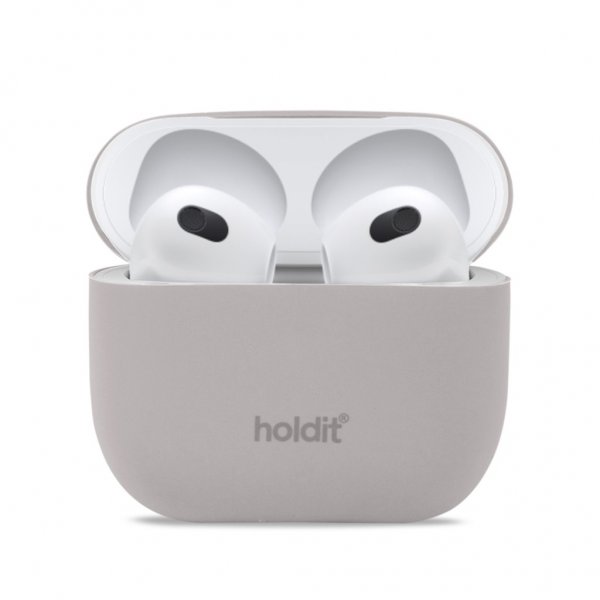 holdit AirPods 3 Cover Silikone Nygård Taupe