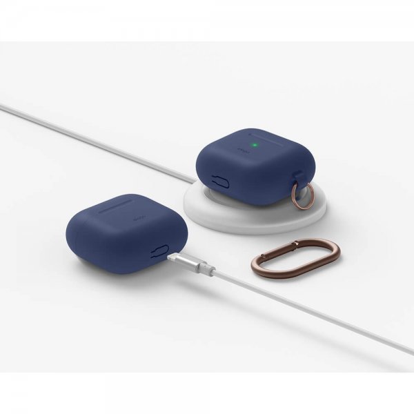 Elago AirPods 3 Skal Silikone Hang Case Indigo