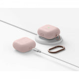 Elago AirPods 3 Cover Silikone Hang Case Sand Pink