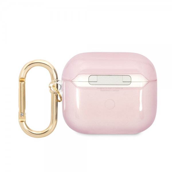 Guess AirPods 3 Skal Translucent Pink
