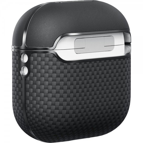 Pitaka AirPods 4 Cover Aramid Fiber Black/Grey