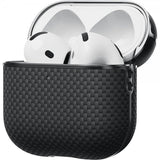 Pitaka AirPods 4 Cover Aramid Fiber Black/Grey