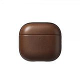 Nomad AirPods 4 Cover Modern Leather Case Brun