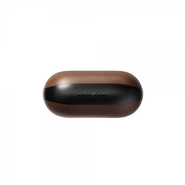 Nomad AirPods 4 Cover Modern Leather Case Brun