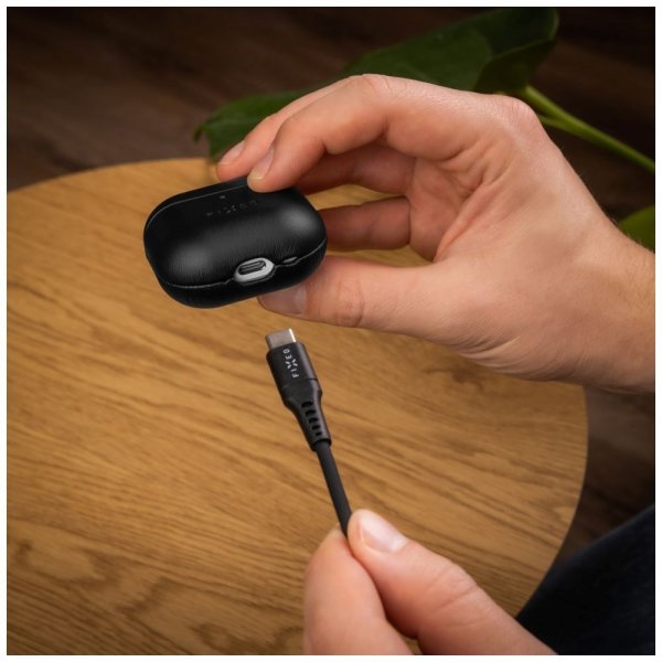 Fixed AirPods 4 Cover PodsLeather Sort