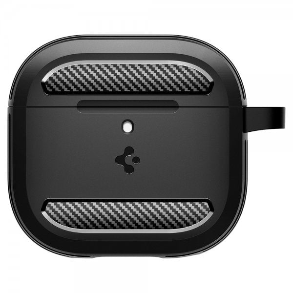 Spigen AirPods 4 Skal Rugged Armor Matte Black