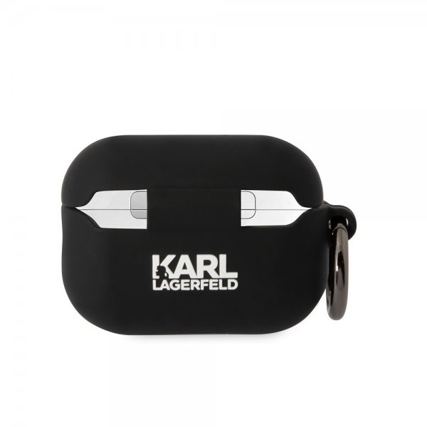Karl Lagerfeld AirPods Pro 2 Cover 3D Logo Sort