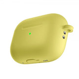 AirPods Pro 2 Cover i Silikone med Karabinhage Gul