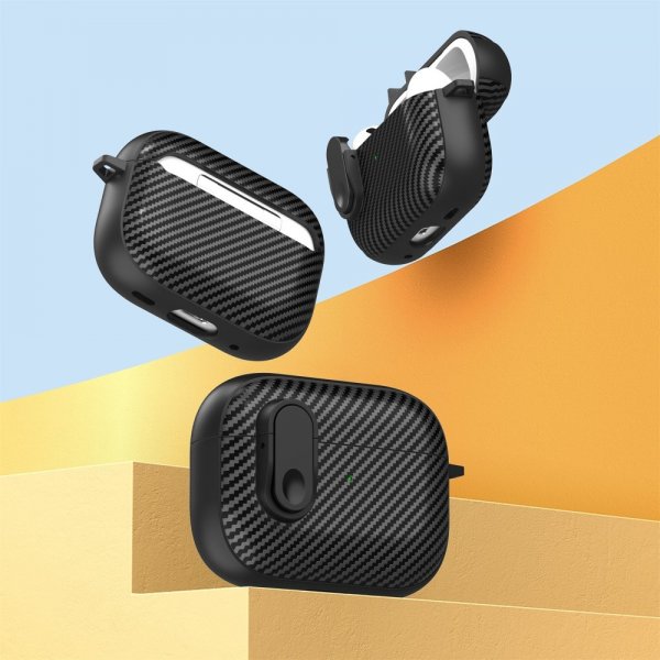 AirPods Pro 2 Cover Kulfibermønster Lysegrøn