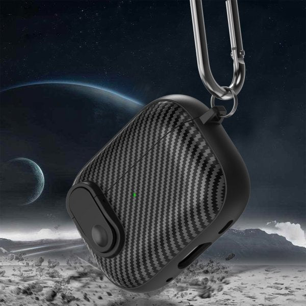 AirPods Pro 2 Cover Kulfibermønster Lysegrøn