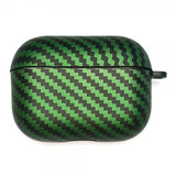 AirPods Pro 2 Cover Kulfibertekstur Sort Grøn