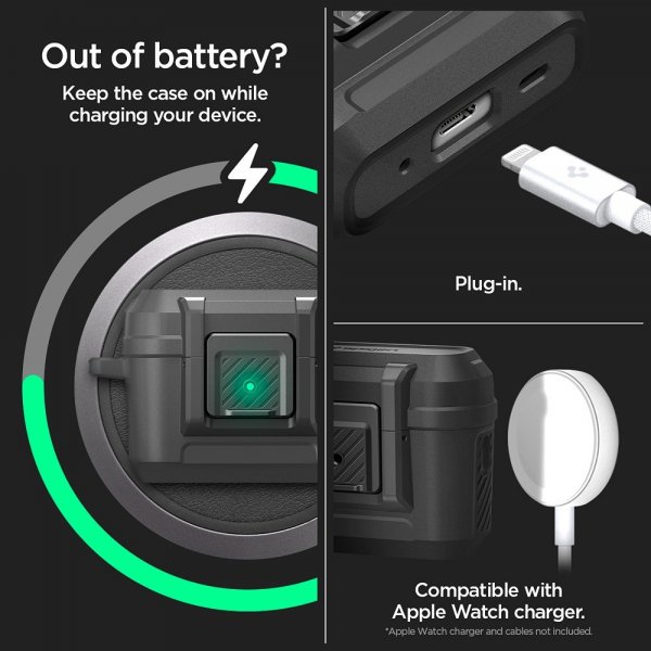 Spigen AirPods Pro 2 Cover Lock Fit Mat Sort