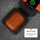 Fixed AirPods Pro 2 Cover PodsLeather MagSafe Brun