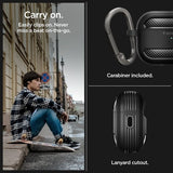 Spigen AirPods Pro 2 Cover Rugged Armor Mat Sort