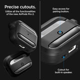 Spigen AirPods Pro 2 Cover Rugged Armor Mat Sort