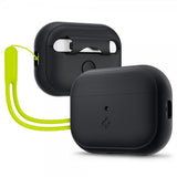 Spigen AirPods Pro 2 Skal Silicone Fit + Rem Sort