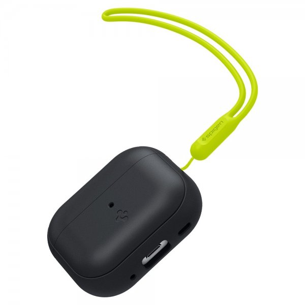 Spigen AirPods Pro 2 Skal Silicone Fit + Rem Sort