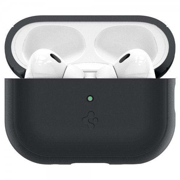 Spigen AirPods Pro 2 Skal Silicone Fit + Rem Sort
