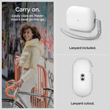 Spigen AirPods Pro 2 Cover Silicone Fit + Rem Hvid