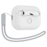Spigen AirPods Pro 2 Cover Silicone Fit + Rem Hvid