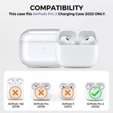 Ahastyle AirPods Pro 2 Transparent etui