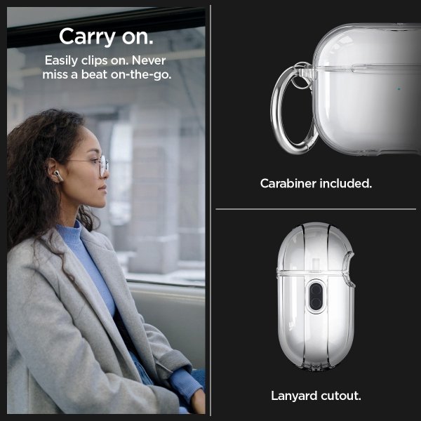 Spigen AirPods Pro 2 Cover Ultra Hybrid Krystalklar
